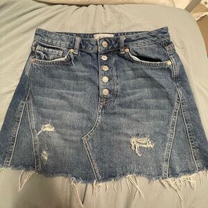 Free People Denim Skirt